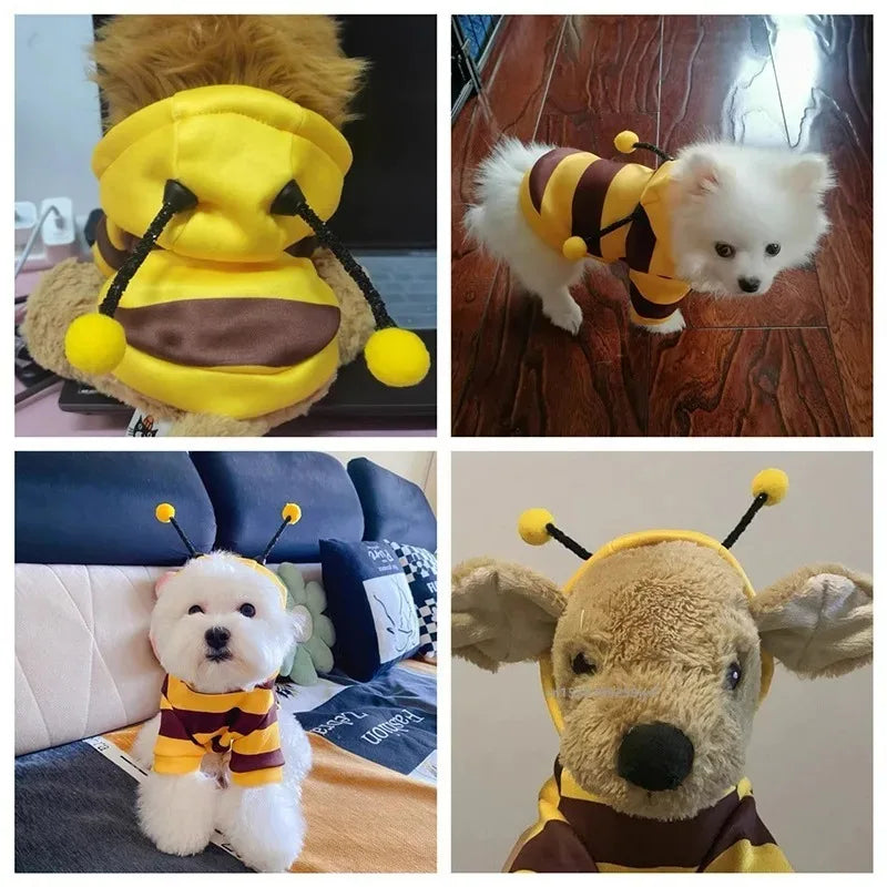 Bee Pet Costume Dog Hoodie