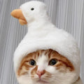 Swan Hat for Cat