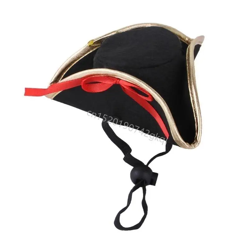 Funny Cosplay Hat for Cat Dog Captain Pirate Dress Up Costume Pet Hat T4MC Festive Paws