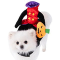 Halloween Pet Dog Clothes Transformed Pet Apparel and Wig for Holiday Party Pet Supplies Funny Bloody Doll With Knife Dog Costum Festive Paws