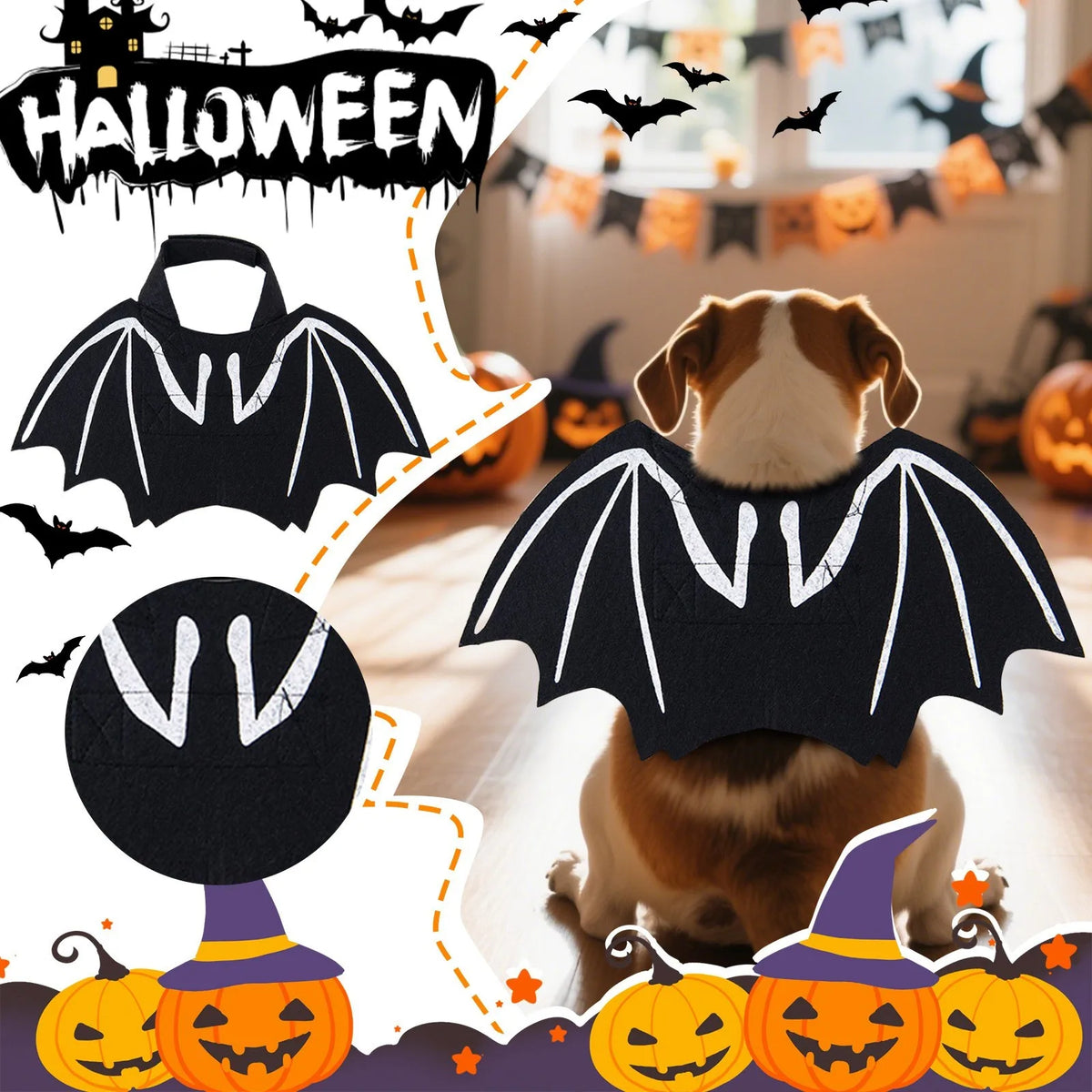 Role Play Costume For Dogs And Cats Comfortable Holiday Pet Costumes For Halloween Party Decorations Photo Props Pet Accessory Festive Paws