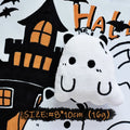 Halloween Dog Plush Squeaky Toy - Ghost Pumpkin Bat Stuffed Toys for Small Dogs Puppies, Festive Pet Chew Toy to Festive Paws