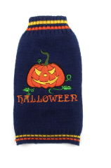 Navy Blue Pumpkin Pet Knit - Dog