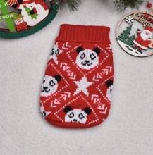 Red Panda Pet Sweater – Holiday Knit