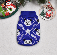 Blue Panda Pet Sweater – Holiday Knit