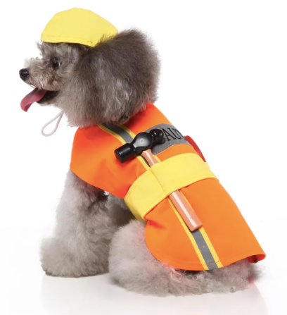 Workwear Dog Costume Festive Paws