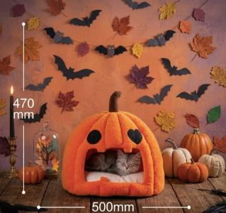 Pumpkin Shaped Pet Bed