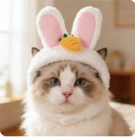 Easter Bunny Cat Hat - Style 1 Festive Paws