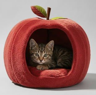 Apple Style Pet Bed Festive Paws