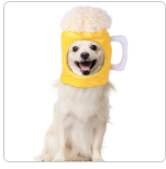 Pet Beer Hat Festive Paws