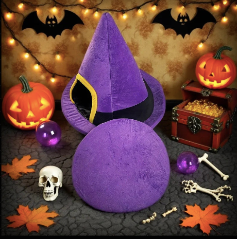 Halloween Witch Hat Cat bed Festive Paws
