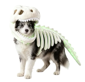 Glow In The Dark - Skeleton Pet Costume Festive Paws