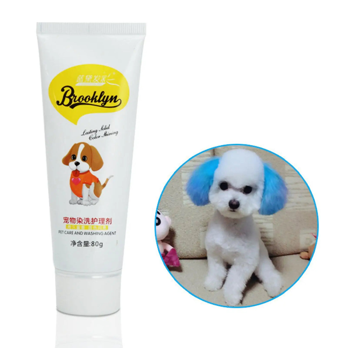 Dog Hair Dye Safely Grooming Lightweight Pet Care Professional Hair Dye Coloring Festive Paws