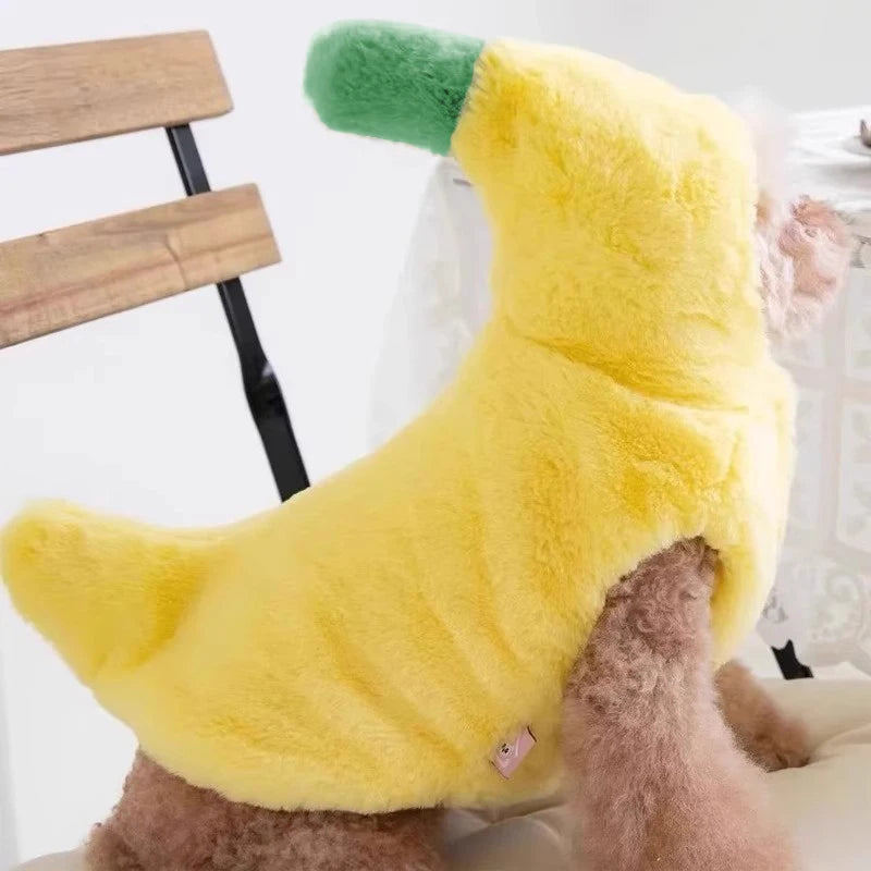 Hooded Banana Costume Dog / Cat