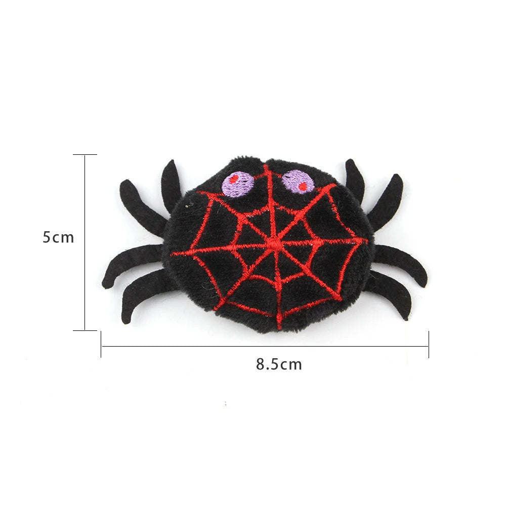 20 Styles Assorted Halloween Cat Toy Accessories Set Multiple Plush Interactive Cat Wand Spider Feather Pet Toys Festive Paws