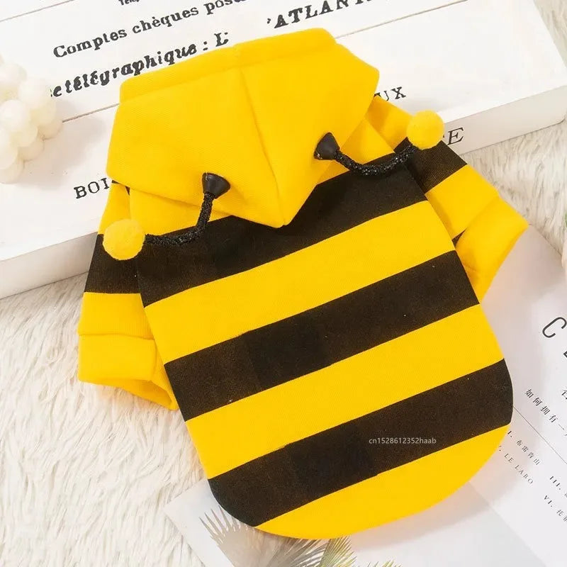 Bee Pet Costume Dog Hoodie