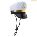 K1AE Christmas Pet Hat Captain Pirate Hat for Dog Dress Up Pet Supplies Festive Paws