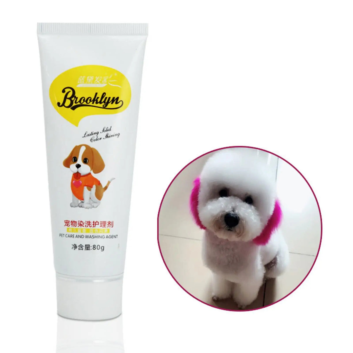 Dog Hair Dye Safely Grooming Lightweight Pet Care Professional Hair Dye Coloring Festive Paws