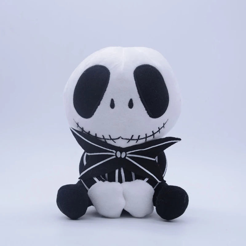 25cm Cartoon Anime Halloween The Nightmare Before Christmas Horror Pumpkin Skeleton Composite Plush Doll Toy Children Kids Gift Festive Paws