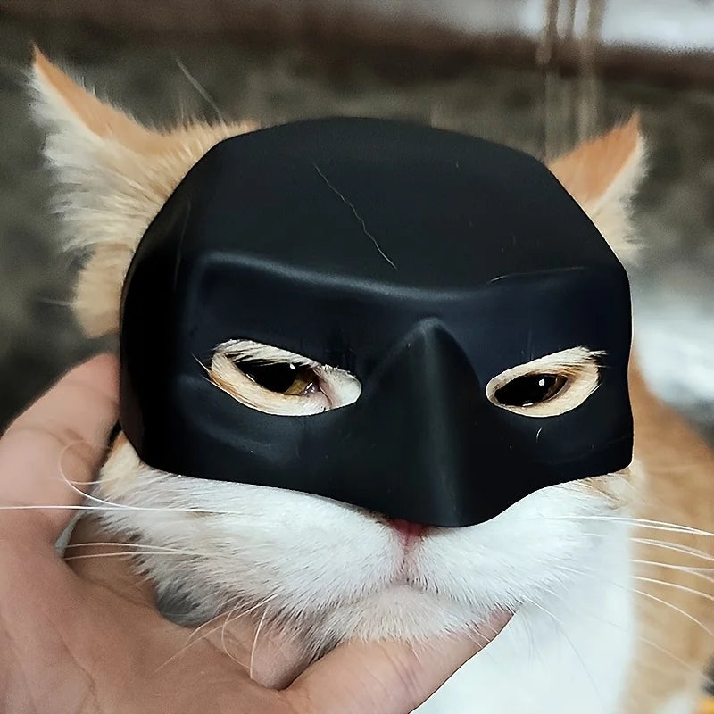 Pet Cat Photo Mask Cool Bat Mask For Cats Dogs Pet Toys Halloween Funny Bat Cat Accessory Superhero Black Cute Photo Dog Props Festive Paws