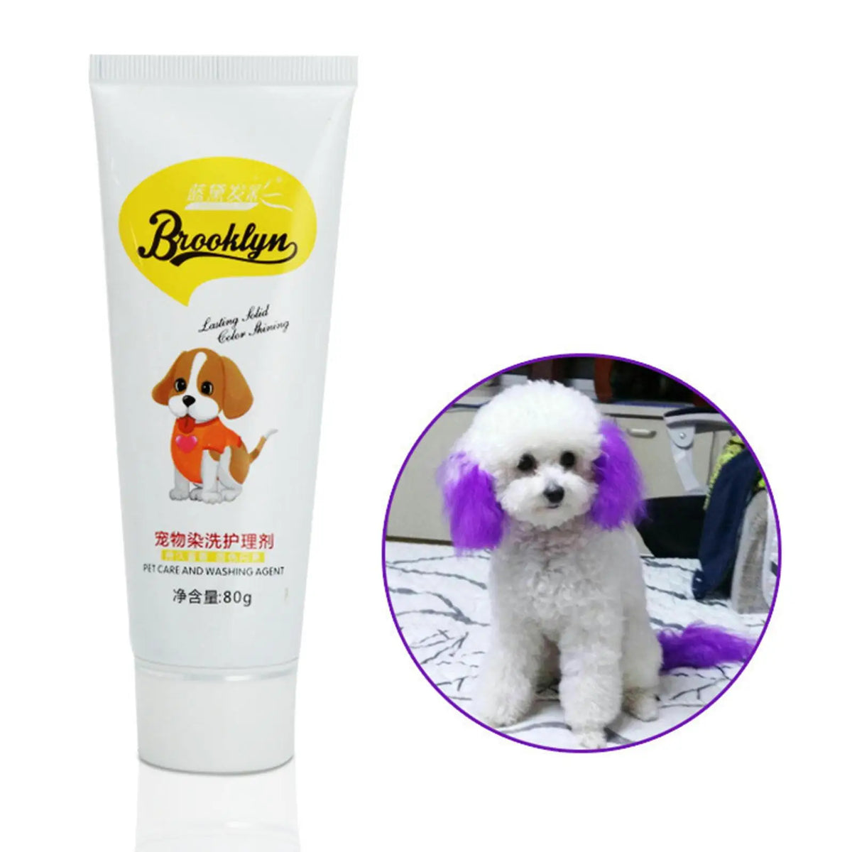 Dog Hair Dye Safely Grooming Lightweight Pet Care Professional Hair Dye Coloring Festive Paws